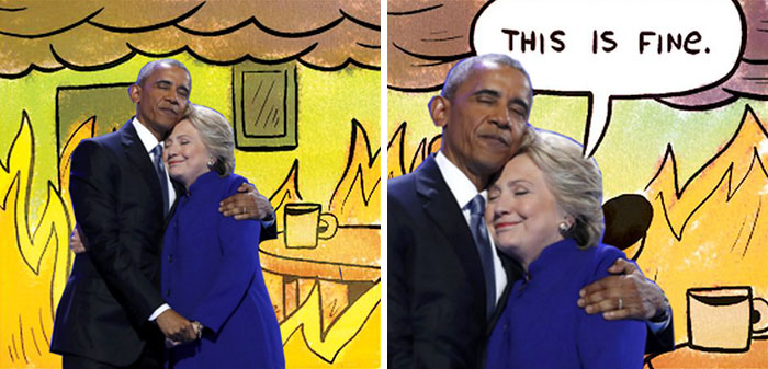 Obama And Clinton’s Hug Was Perfect, Until Internet Trolls Ruined Everything Obama And Clinton’s Hug Was Perfect, Until Internet Trolls Ruined Everything