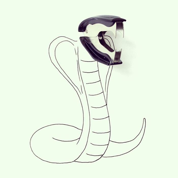 Everyday Objects Turned Into Imaginative Illustrations (Part 2) Everyday Objects Turned Into Imaginative Illustrations (Part 2)