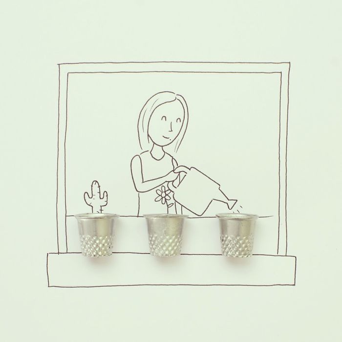Everyday Objects Turned Into Imaginative Illustrations (Part 2)