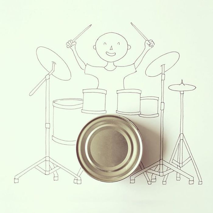 Everyday Objects Turned Into Imaginative Illustrations (Part 2)