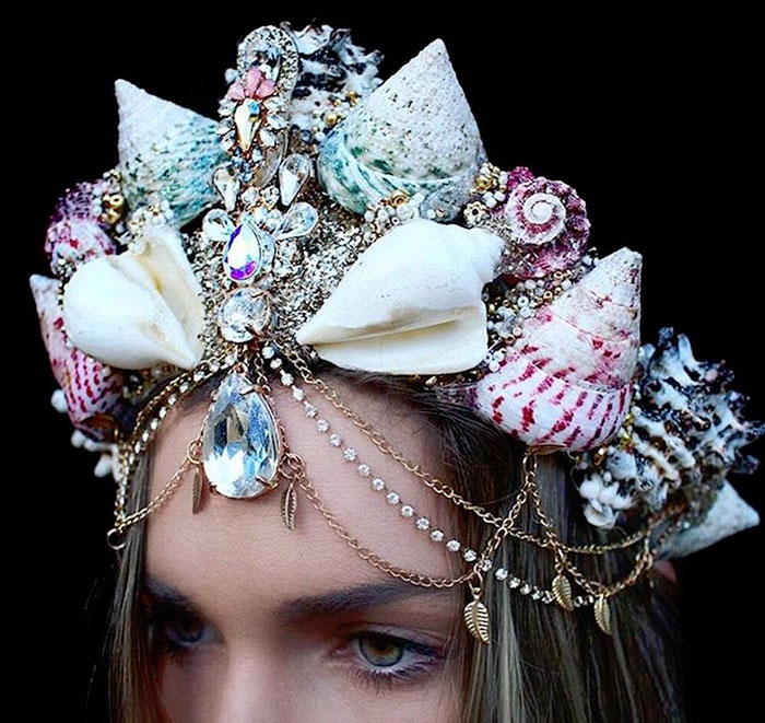 Mermaid Crowns With Real Seashells Are Taking Internet By Storm