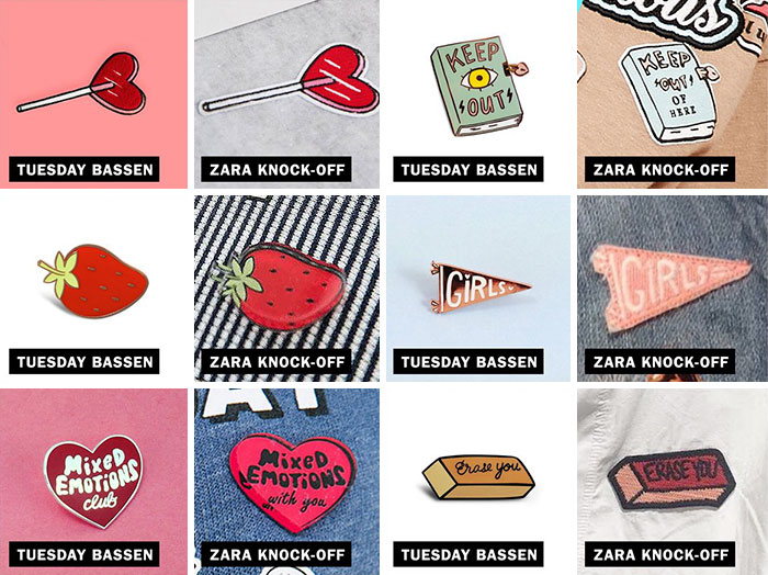 Zara Accused Of Stealing Designs From Independent Artists, And Here’s The Evidence Zara Accused Of Stealing Designs From Independent Artists, And Here’s The Evidence