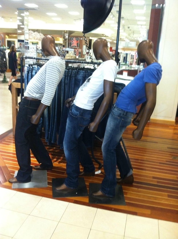 Challenge: Three Funny Mannequins Challenge: Three Funny Mannequins