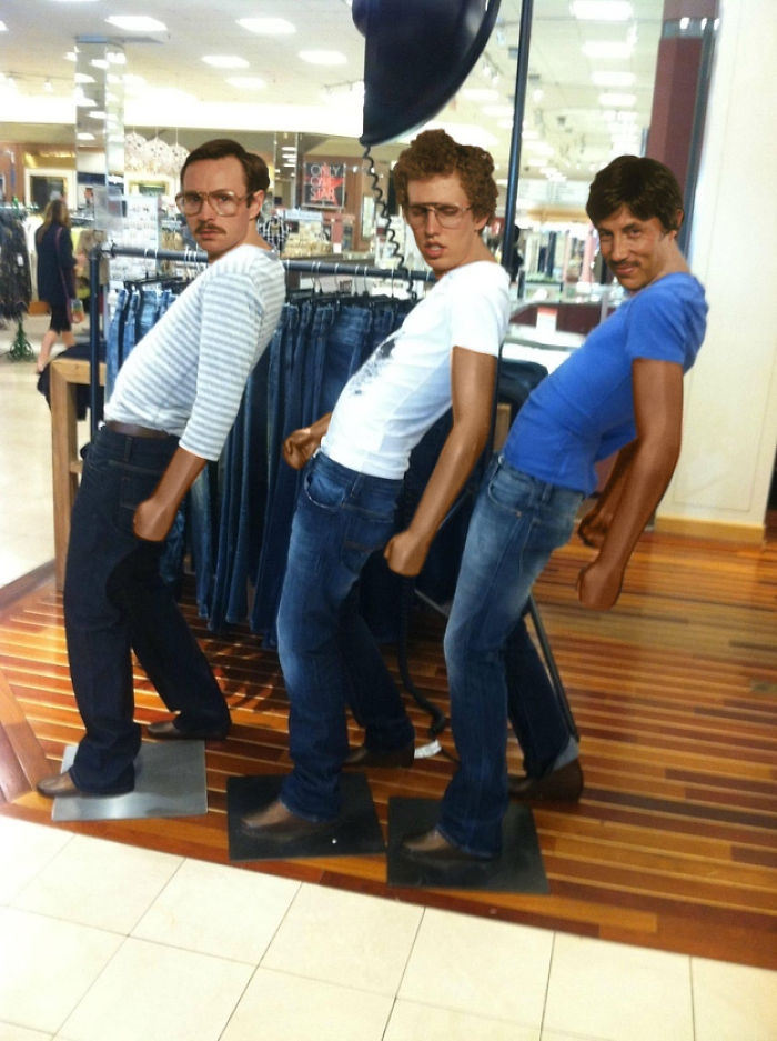 Challenge: Three Funny Mannequins Challenge: Three Funny Mannequins