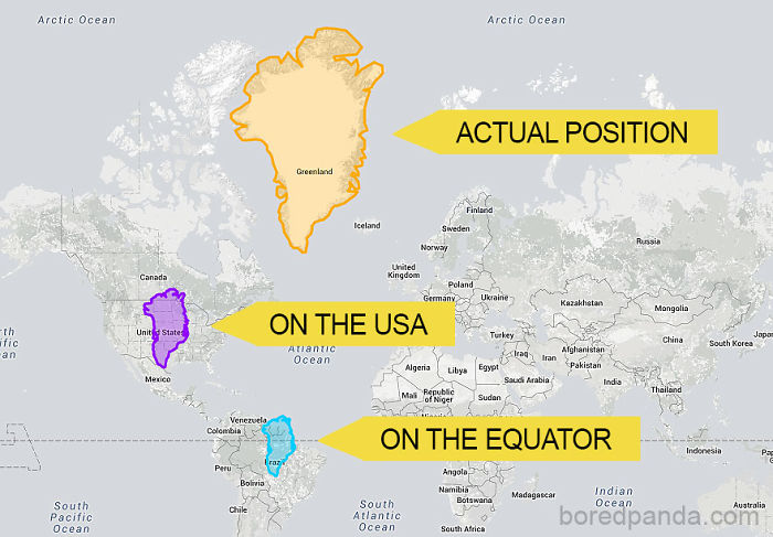 30 Real World Maps That Show The True Size Of Countries 30 Real World Maps That Show The True Size Of Countries