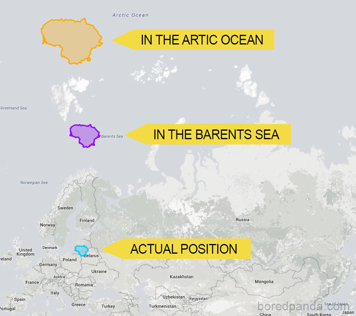 30 Real World Maps That Show The True Size Of Countries 30 Real World Maps That Show The True Size Of Countries