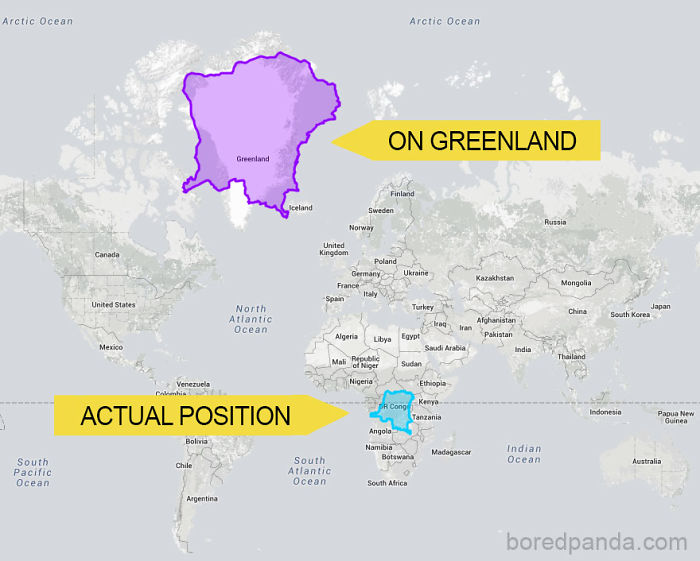30 Real World Maps That Show The True Size Of Countries 30 Real World Maps That Show The True Size Of Countries