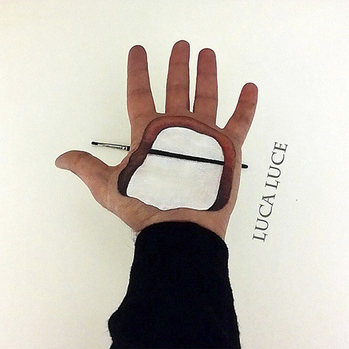 Mind-Bending 3D Optical Illusions On The Palm Of My Hand (+ Bonus Panda) Mind-Bending 3D Optical Illusions On The Palm Of My Hand (+ Bonus Panda)