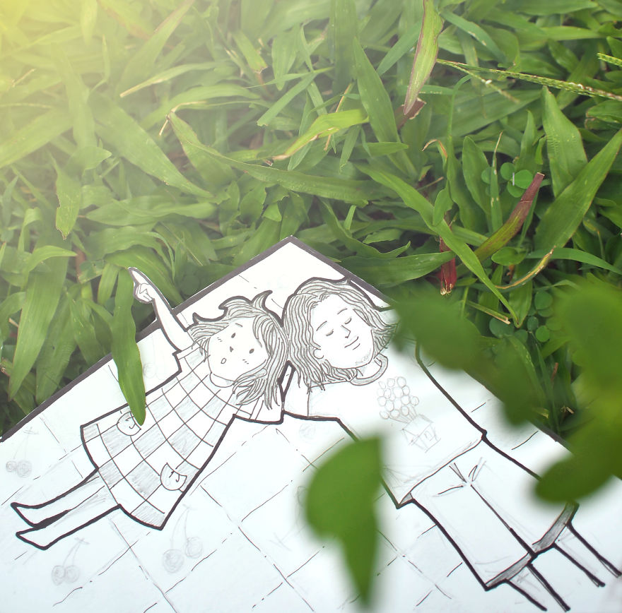Instead Of Selfies, We Document Our Journey In A More Interesting Way: Doodles