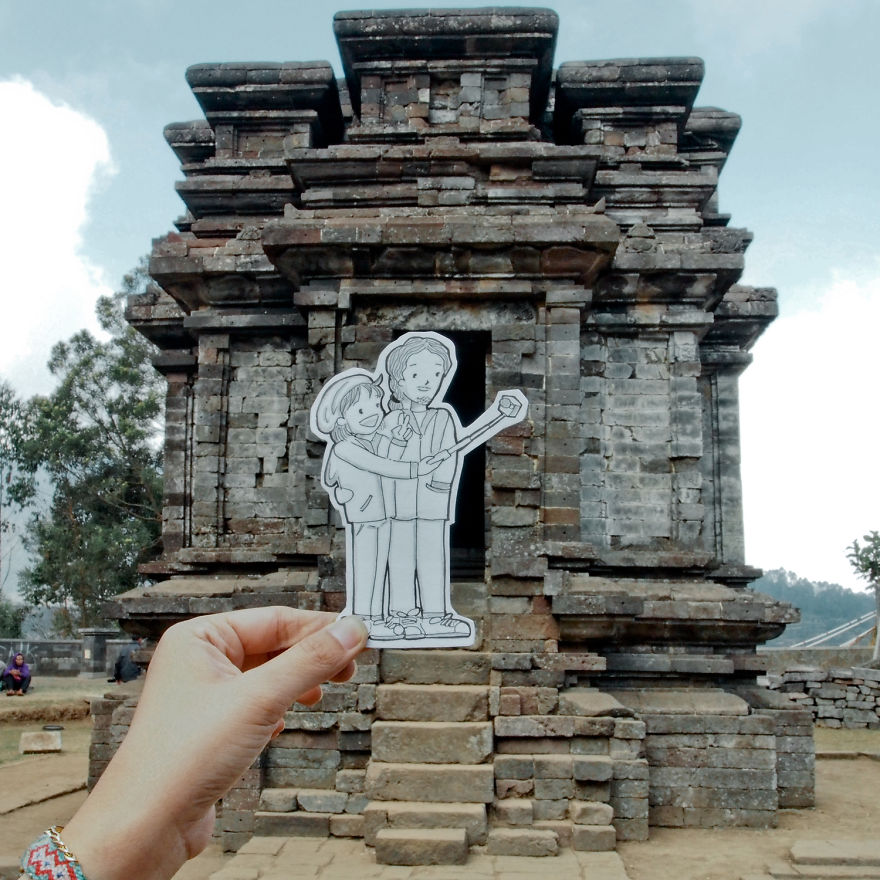 Instead Of Selfies, We Document Our Journey In A More Interesting Way: Doodles