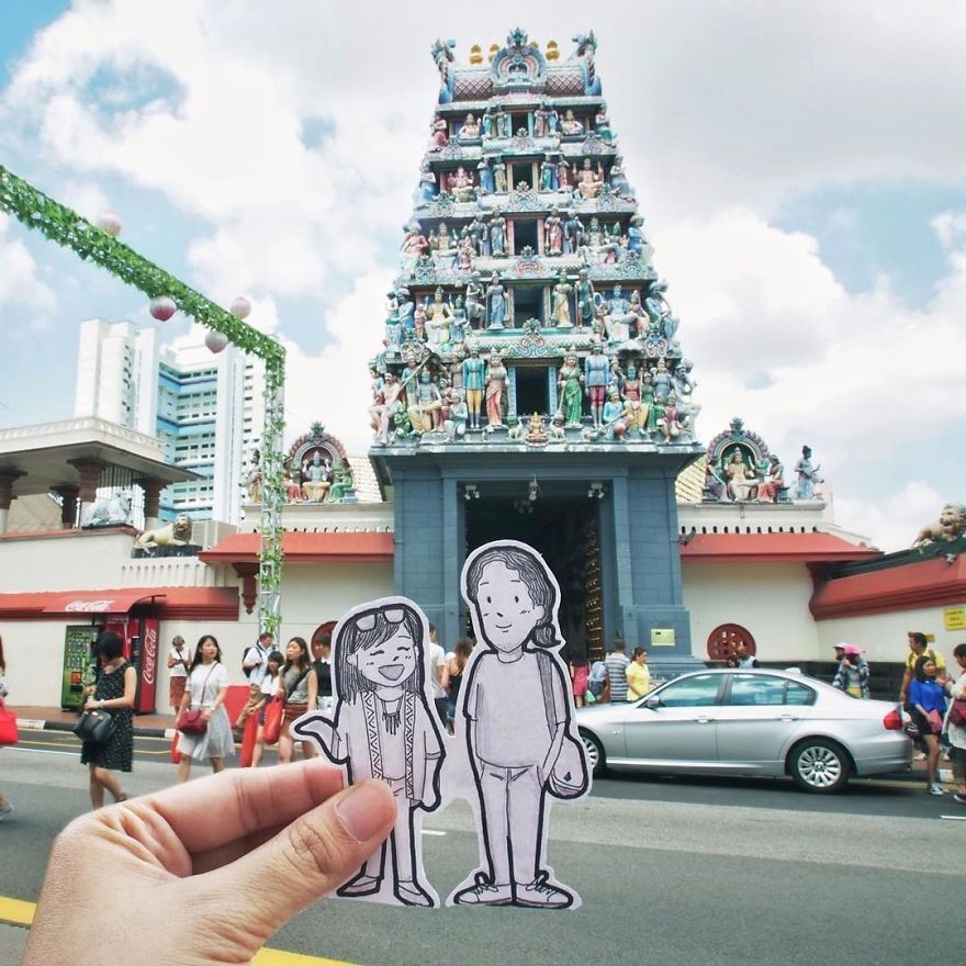Instead Of Selfies, We Document Our Journey In A More Interesting Way: Doodles