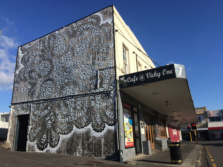 I Cover City Streets In Lace Street Art (Part 3)