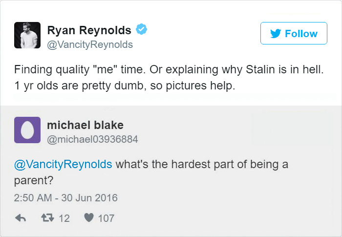 24 Times Ryan Reynold’s Twitter Replies Were Pure Gold 24 Times Ryan Reynold’s Twitter Replies Were Pure Gold