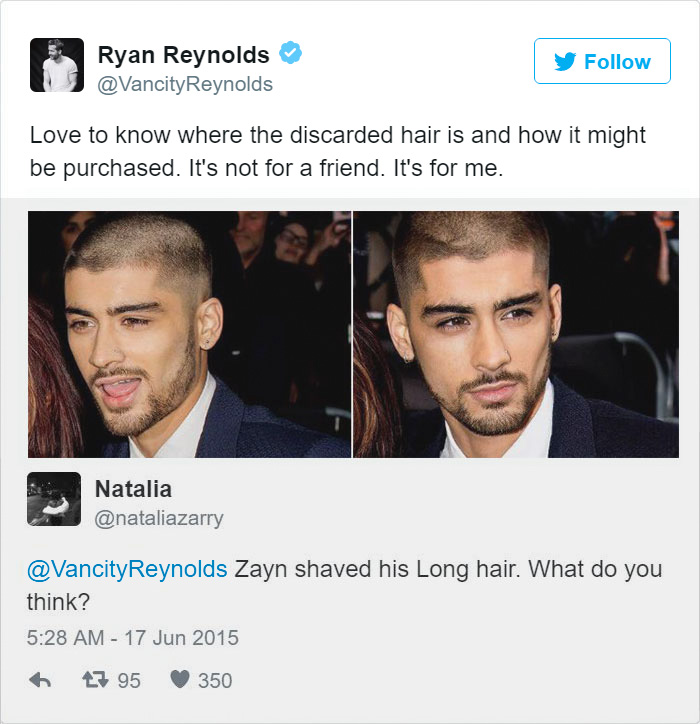 24 Times Ryan Reynold’s Twitter Replies Were Pure Gold 24 Times Ryan Reynold’s Twitter Replies Were Pure Gold