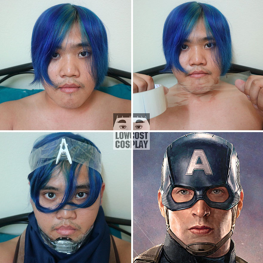 Cheap Cosplay Guy Strikes Again With Low-Cost Costumes From Household Objects