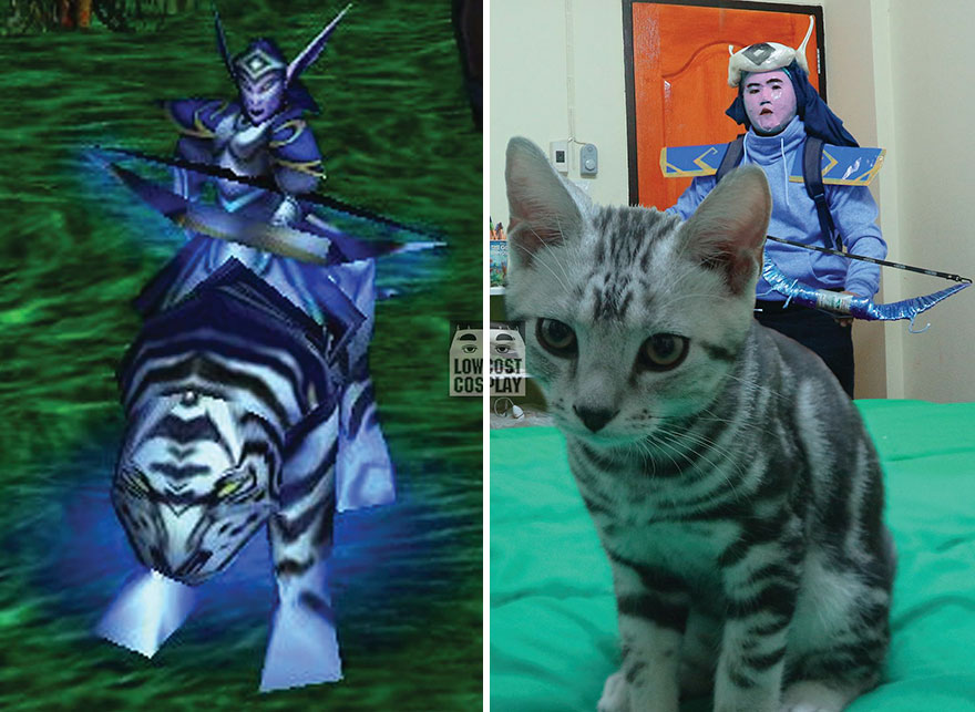 Cheap Cosplay Guy Strikes Again With Low-Cost Costumes From Household Objects