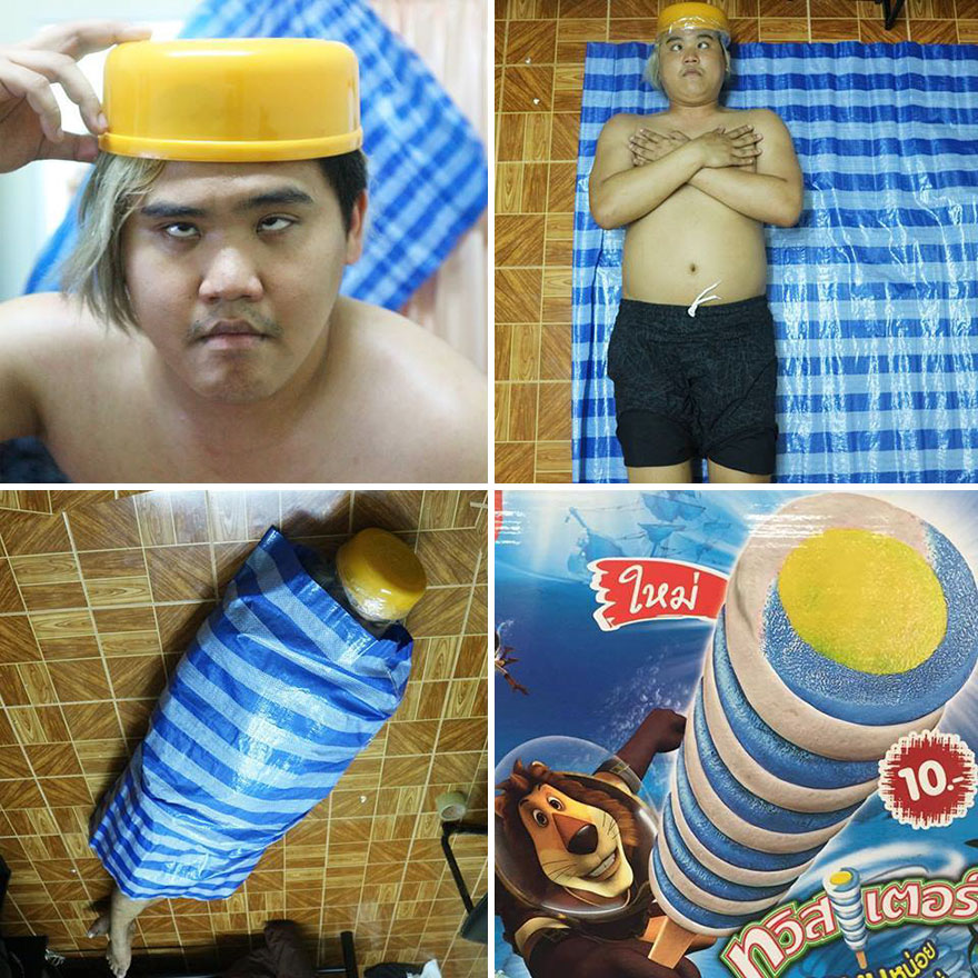 Cheap Cosplay Guy Strikes Again With Low-Cost Costumes From Household Objects