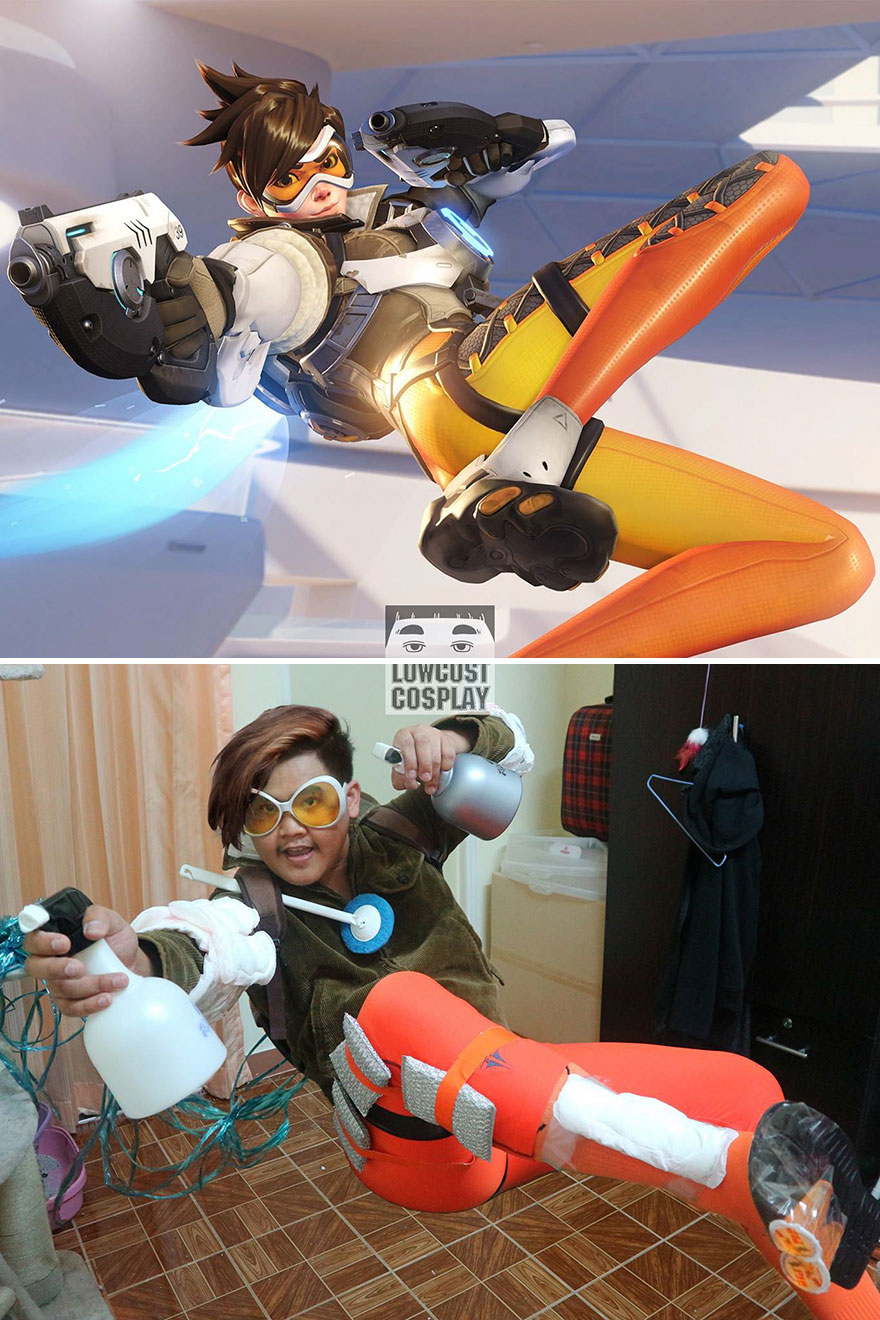 Cheap Cosplay Guy Strikes Again With Low-Cost Costumes From Household Objects