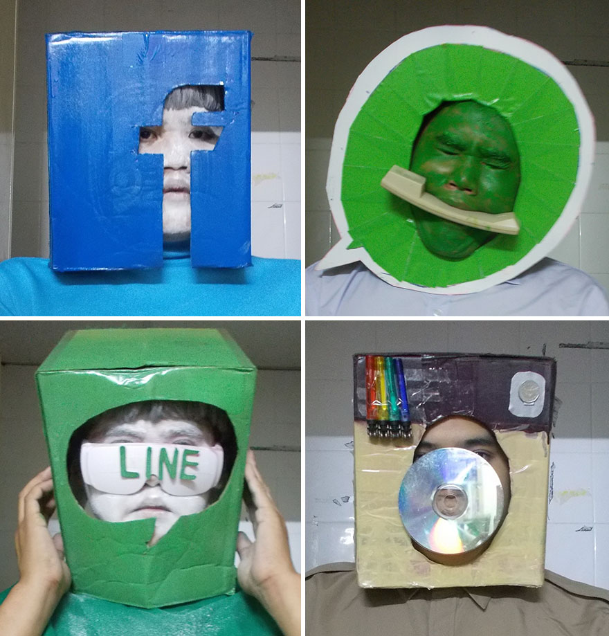 Cheap Cosplay Guy Strikes Again With Low-Cost Costumes From Household Objects