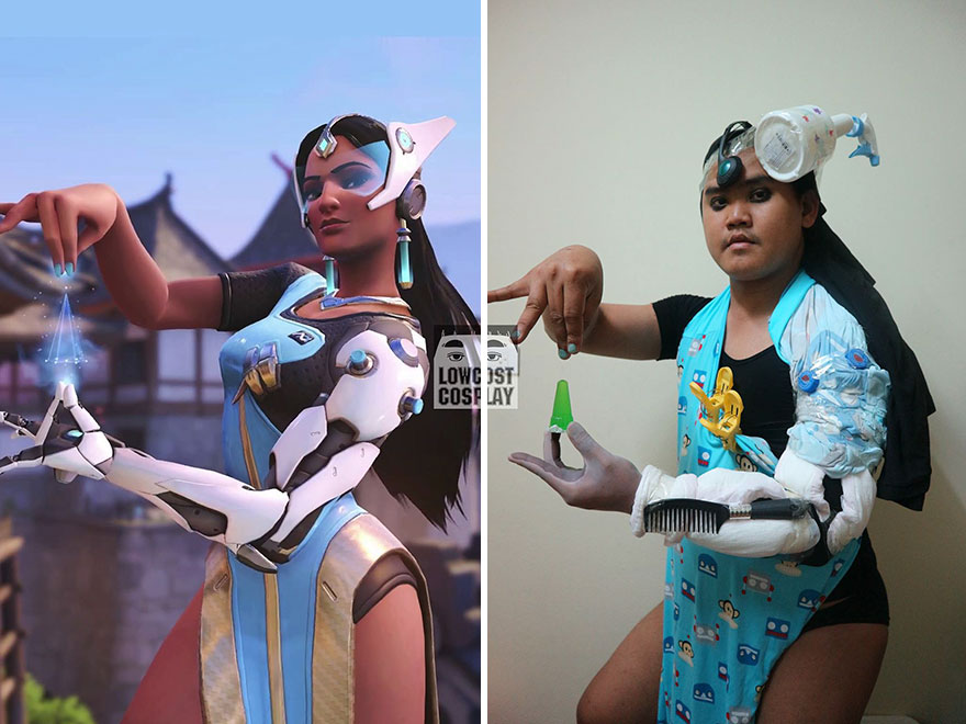 Cheap Cosplay Guy Strikes Again With Low-Cost Costumes From Household Objects