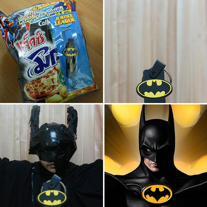 Cheap Cosplay Guy Strikes Again With Low-Cost Costumes From Household Objects