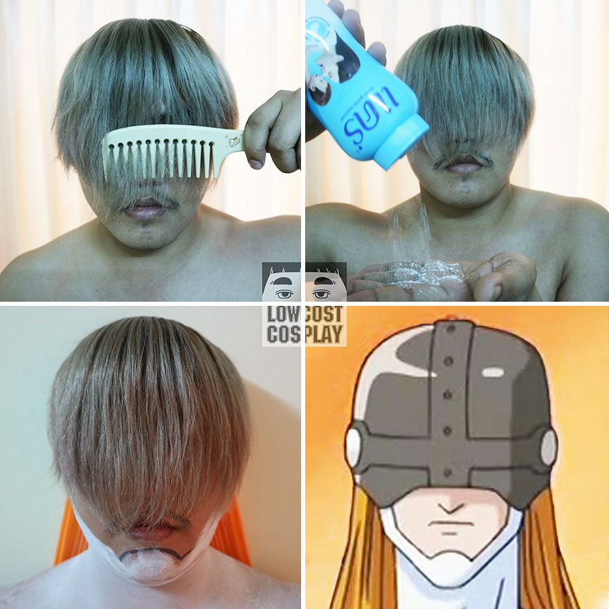 Cheap Cosplay Guy Strikes Again With Low-Cost Costumes From Household Objects