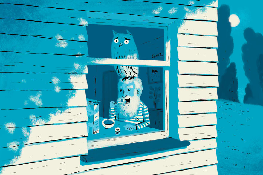 Artist Illustrates 6 Of The Strangest Things Ever Spotted Through A Window Artist Illustrates 6 Of The Strangest Things Ever Spotted Through A Window