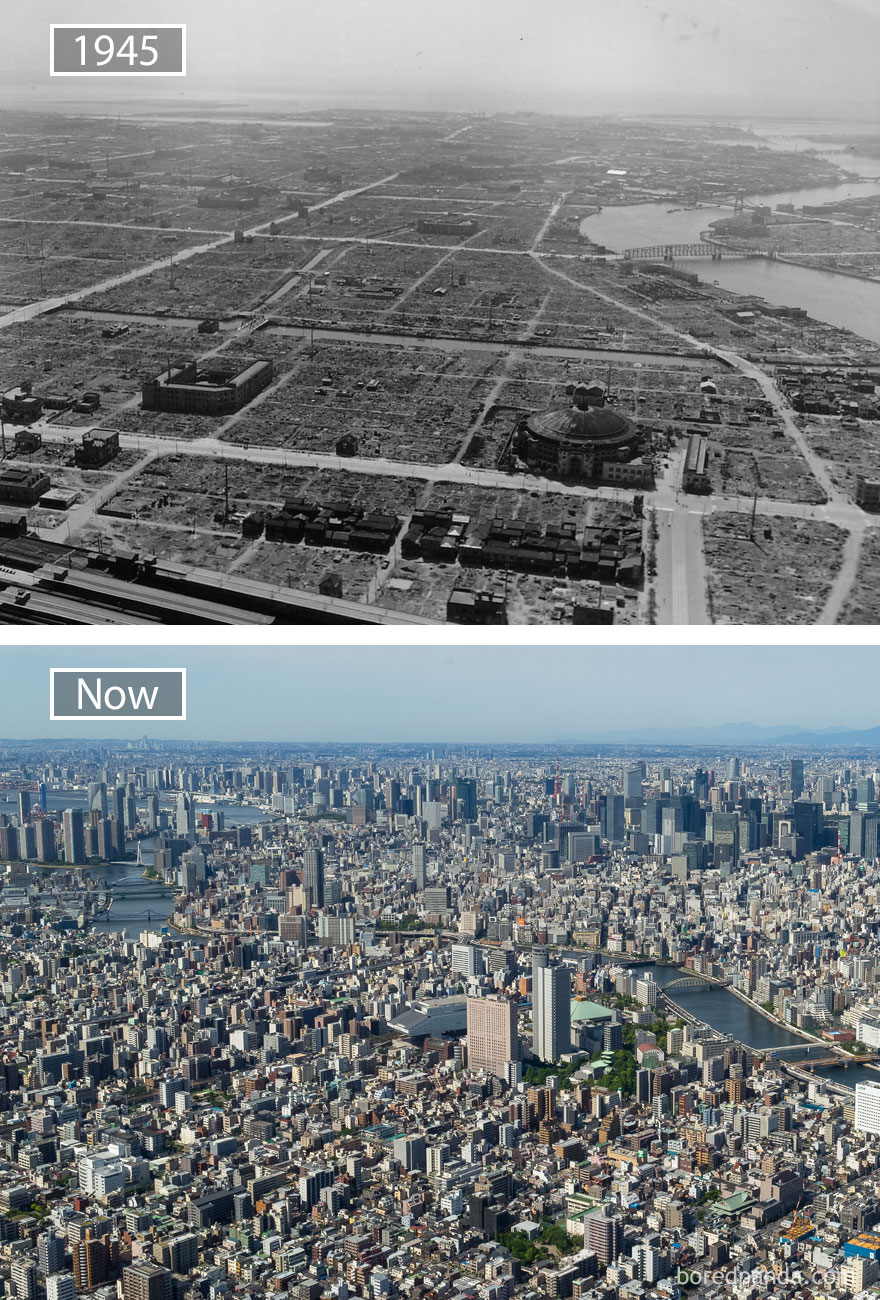 31 Before-And-After Pics Showing How Famous Cities Changed Over Time 31 Before-And-After Pics Showing How Famous Cities Changed Over Time