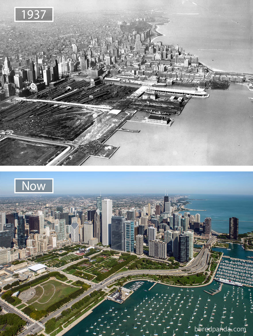 31 Before-And-After Pics Showing How Famous Cities Changed Over Time 31 Before-And-After Pics Showing How Famous Cities Changed Over Time