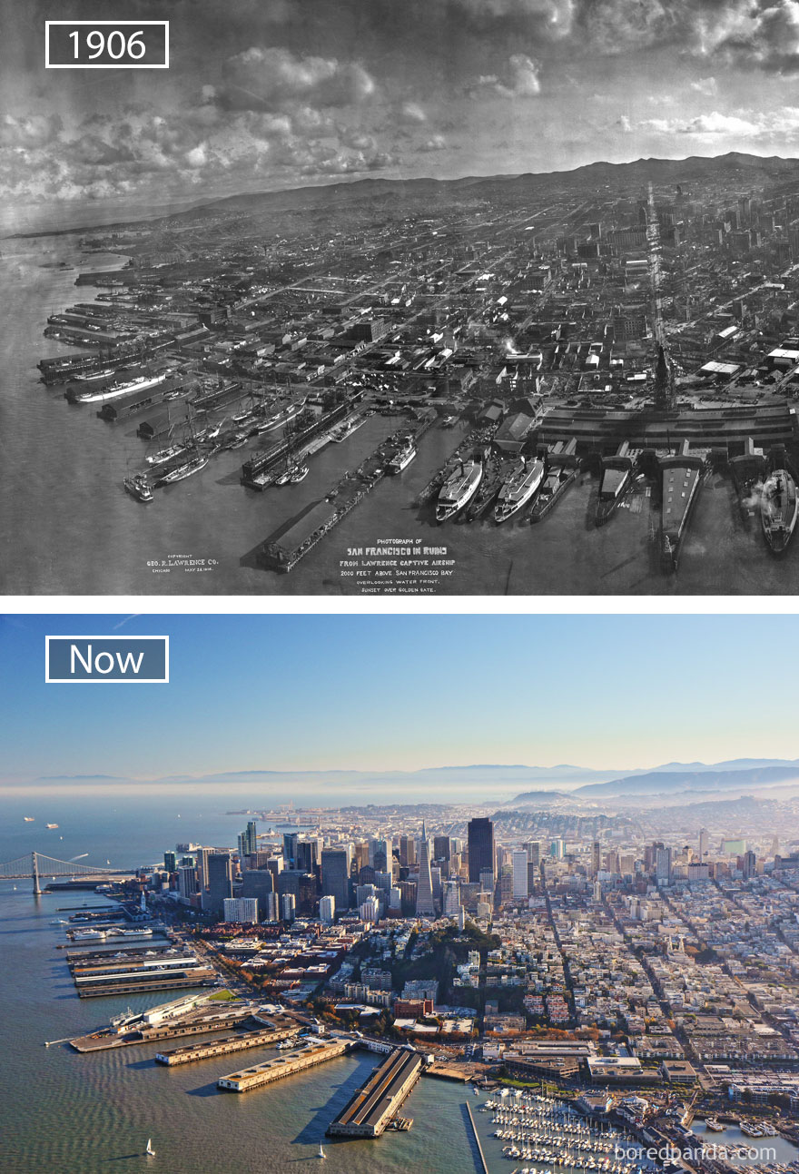 31 Before-And-After Pics Showing How Famous Cities Changed Over Time 31 Before-And-After Pics Showing How Famous Cities Changed Over Time