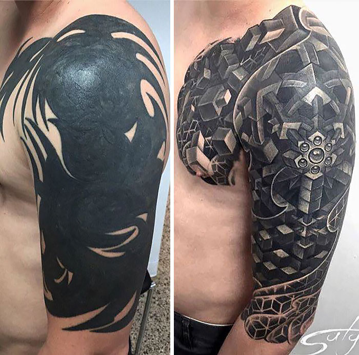 82 Creative Cover-Up Tattoo Ideas That Show A Bad Tattoo Is Not The End Of Life