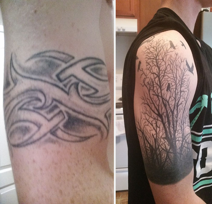 82 Creative Cover-Up Tattoo Ideas That Show A Bad Tattoo Is Not The End Of Life