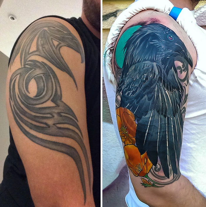 82 Creative Cover-Up Tattoo Ideas That Show A Bad Tattoo Is Not The End Of Life