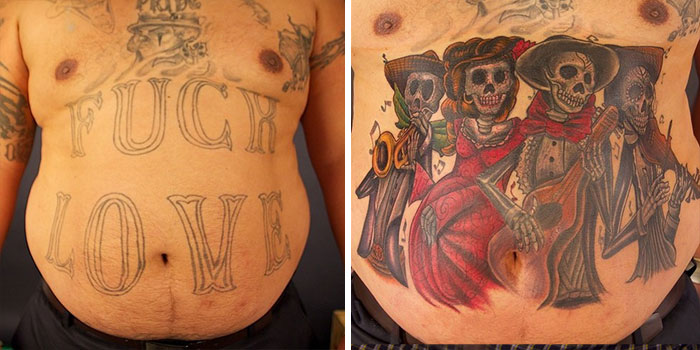 82 Creative Cover-Up Tattoo Ideas That Show A Bad Tattoo Is Not The End Of Life
