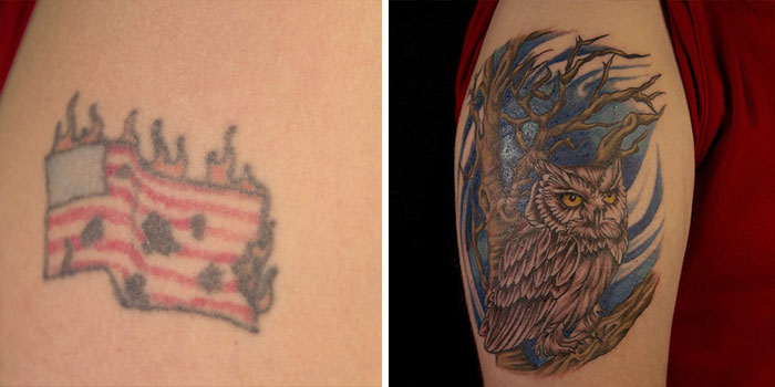 82 Creative Cover-Up Tattoo Ideas That Show A Bad Tattoo Is Not The End Of Life