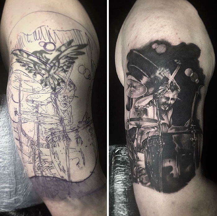 82 Creative Cover-Up Tattoo Ideas That Show A Bad Tattoo Is Not The End Of Life