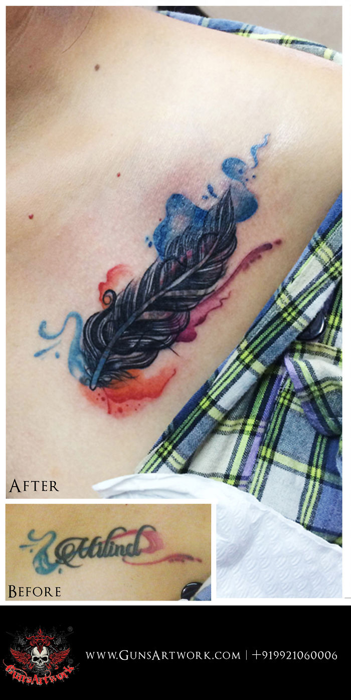 82 Creative Cover-Up Tattoo Ideas That Show A Bad Tattoo Is Not The End Of Life