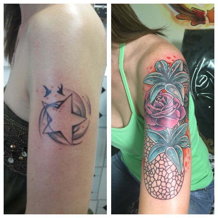 82 Creative Cover-Up Tattoo Ideas That Show A Bad Tattoo Is Not The End Of Life