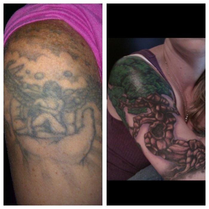 82 Creative Cover-Up Tattoo Ideas That Show A Bad Tattoo Is Not The End Of Life