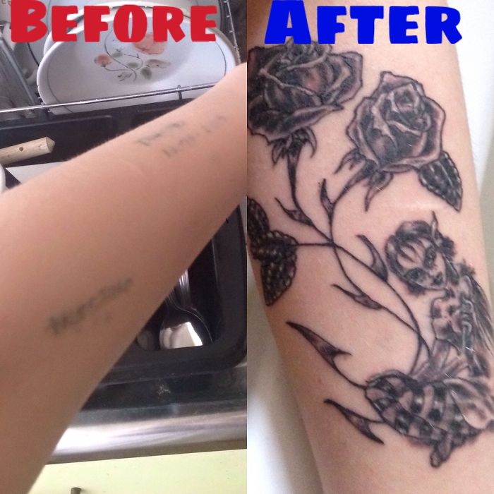 82 Creative Cover-Up Tattoo Ideas That Show A Bad Tattoo Is Not The End Of Life