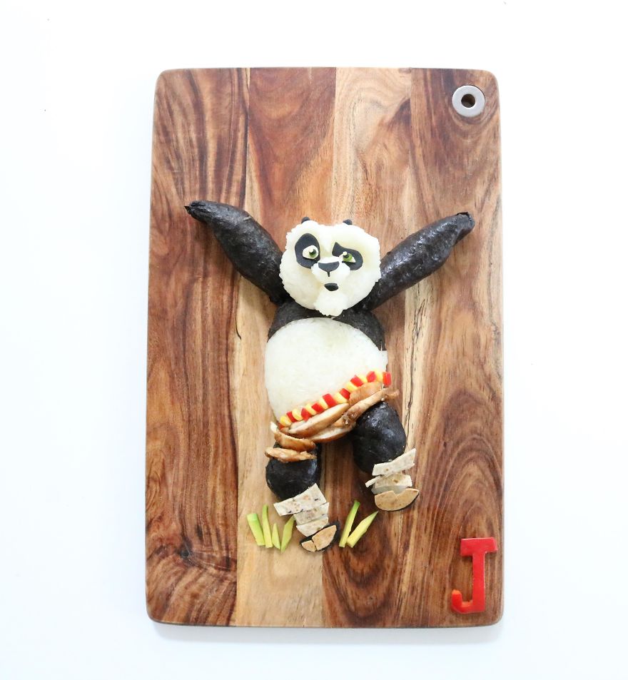 To Make My Son Eat Healthy Food, I Turn It Into His Favorite Cartoons To Make My Son Eat Healthy Food, I Turn It Into His Favorite Cartoons