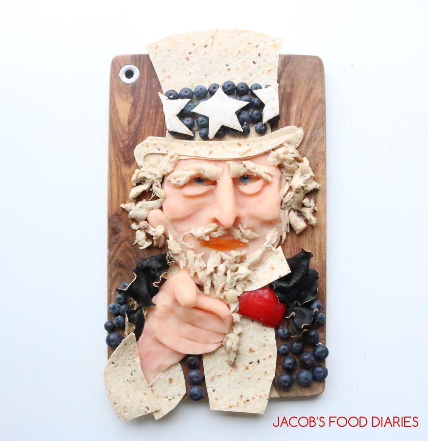 To Make My Son Eat Healthy Food, I Turn It Into His Favorite Cartoons To Make My Son Eat Healthy Food, I Turn It Into His Favorite Cartoons