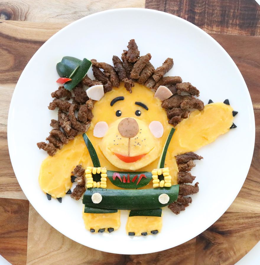 To Make My Son Eat Healthy Food, I Turn It Into His Favorite Cartoons To Make My Son Eat Healthy Food, I Turn It Into His Favorite Cartoons