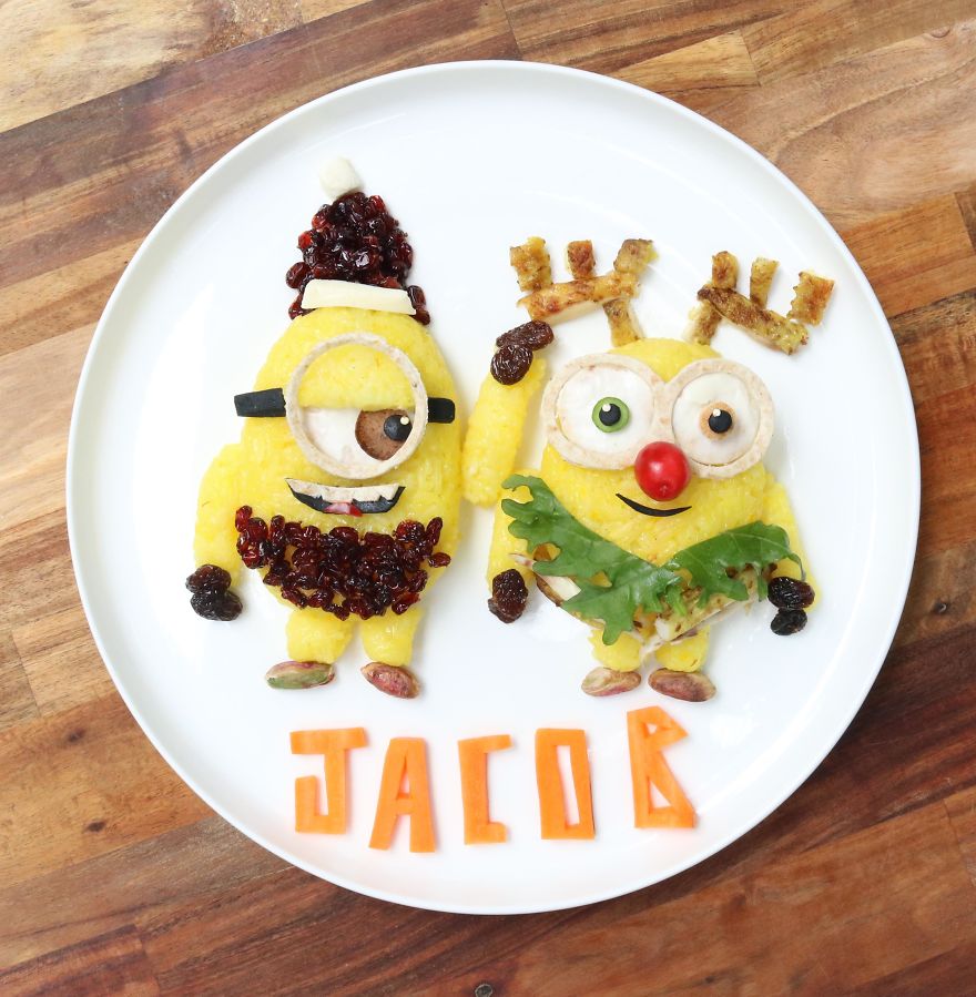 To Make My Son Eat Healthy Food, I Turn It Into His Favorite Cartoons To Make My Son Eat Healthy Food, I Turn It Into His Favorite Cartoons