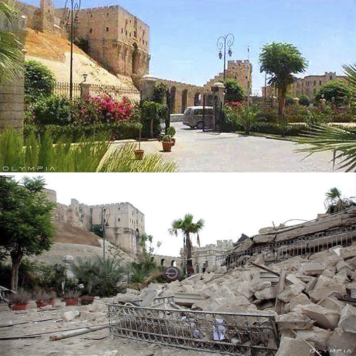 28 Before-And-After Pics Reveal What War Did To The Largest City In Syria 28 Before-And-After Pics Reveal What War Did To The Largest City In Syria