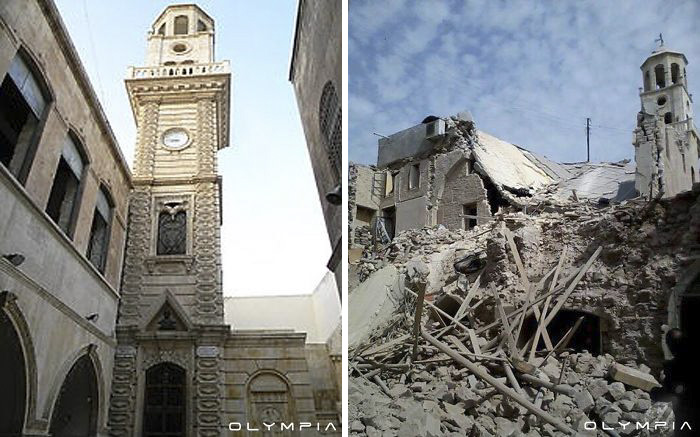 28 Before-And-After Pics Reveal What War Did To The Largest City In Syria 28 Before-And-After Pics Reveal What War Did To The Largest City In Syria
