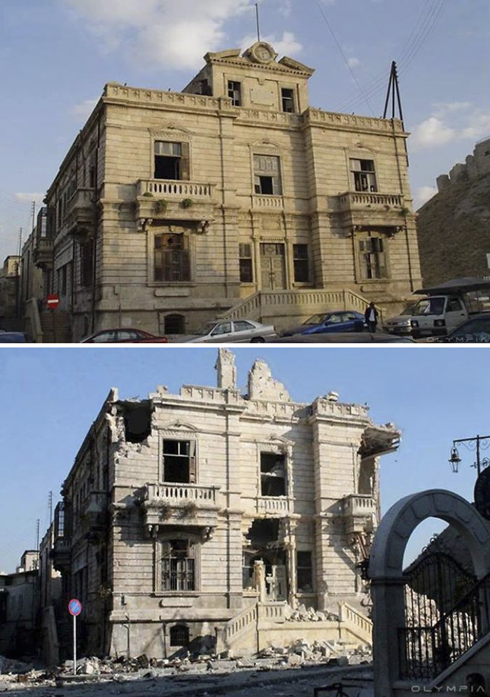 28 Before-And-After Pics Reveal What War Did To The Largest City In Syria 28 Before-And-After Pics Reveal What War Did To The Largest City In Syria
