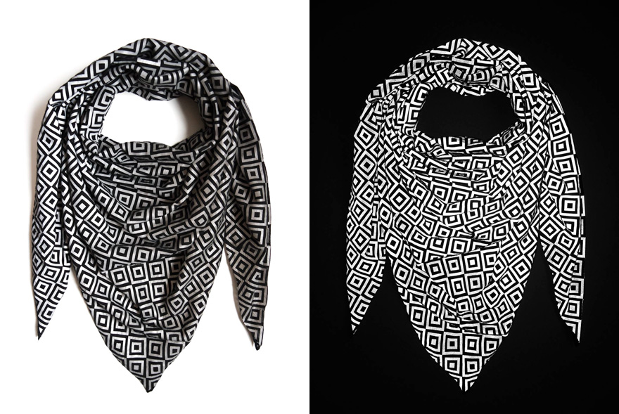 Anti-Paparazzi Scarf That Ruins Photos And Makes Flash Photography Impossible Anti-Paparazzi Scarf That Ruins Photos And Makes Flash Photography Impossible