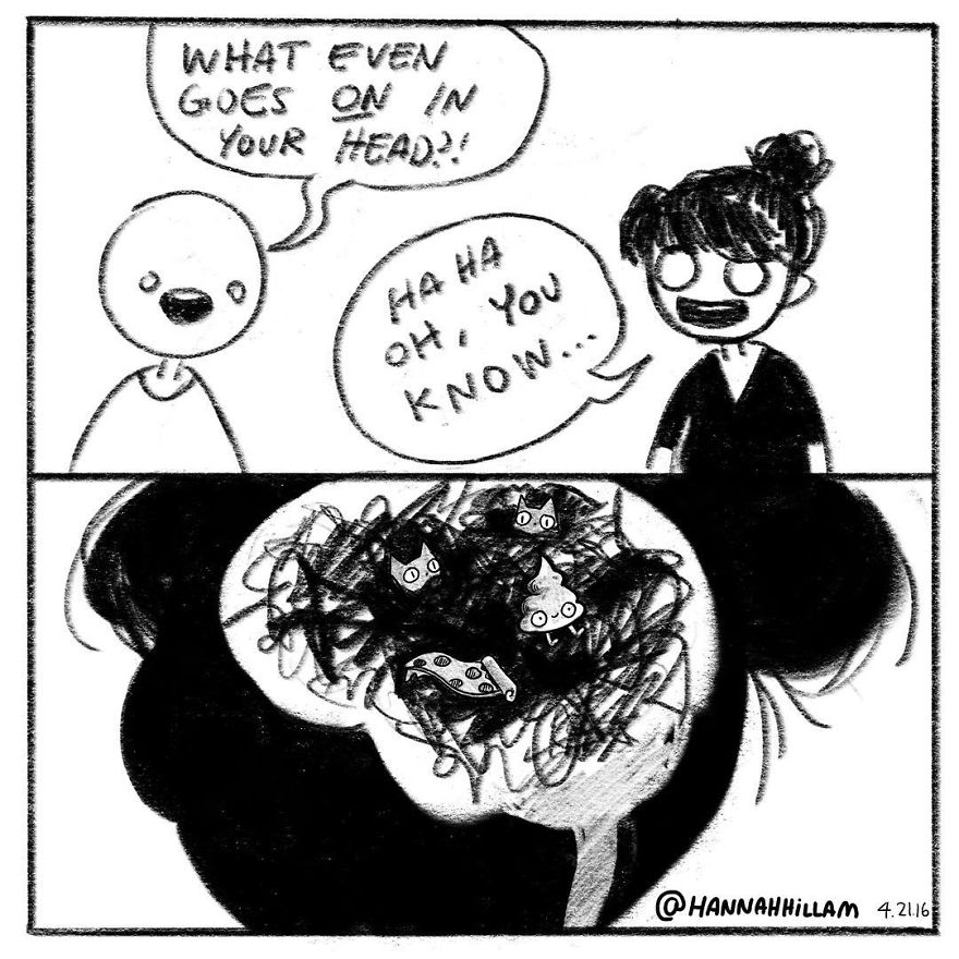 Artist Illustrates Daily Struggles Of A Modern Girl Artist Illustrates Daily Struggles Of A Modern Girl