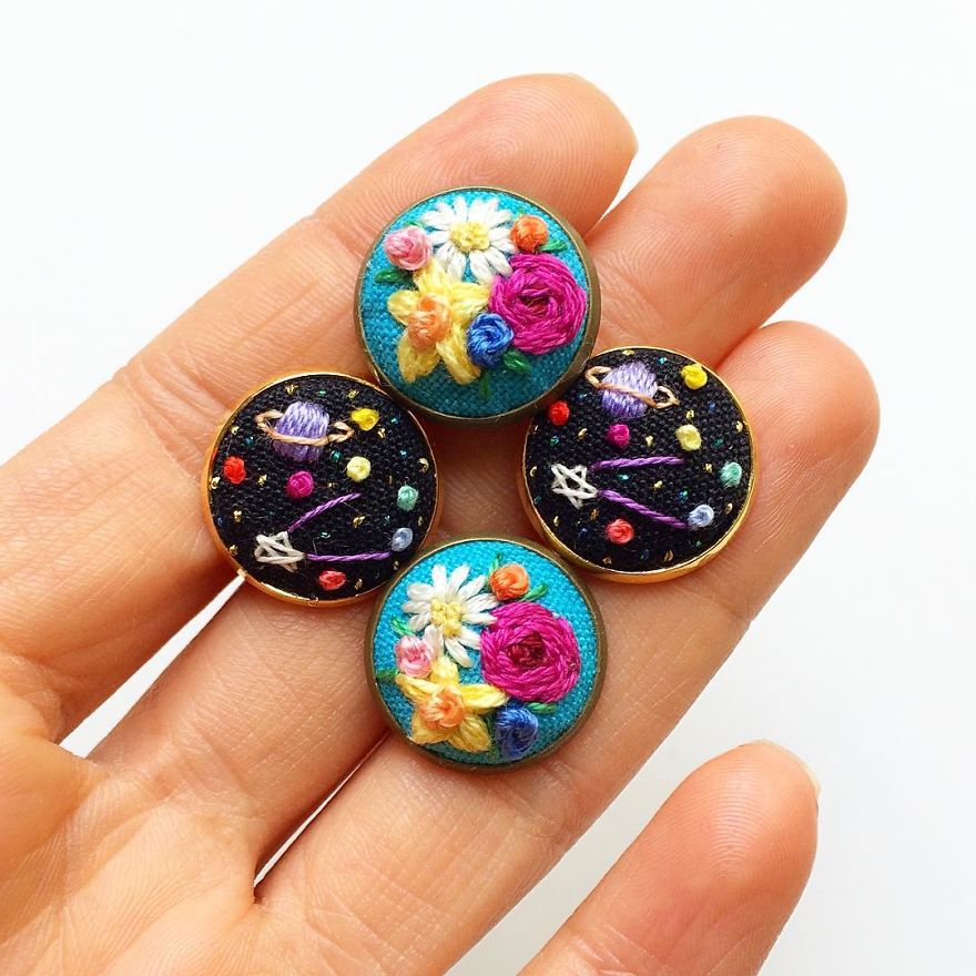 I Stitch My Illustrations Into Quirky Hoop Art And Accessories I Stitch My Illustrations Into Quirky Hoop Art And Accessories